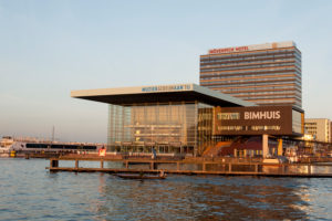 Muziekgebouw aan het Ij, concert hall at the Ij, Amsterdam, Holland, Netherlands Muziekgebouw aan het Ij, concert hall at the Ij, Amsterdam, Holland, Netherlands